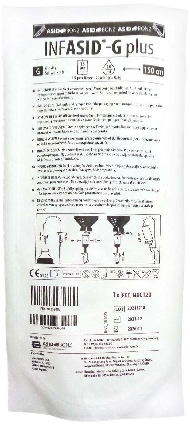 Infasid G Plus Infusionsgerät 150 cm 1 Stück