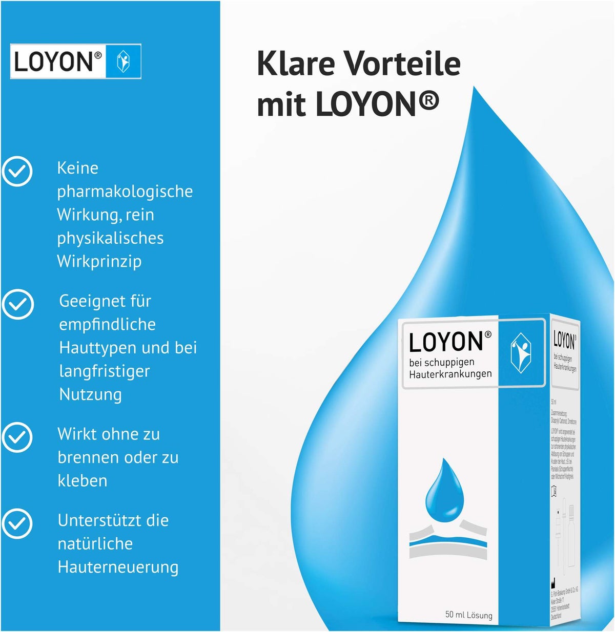 Loyon bei Schuppigen Hauterkrankungen 50ml Lösung