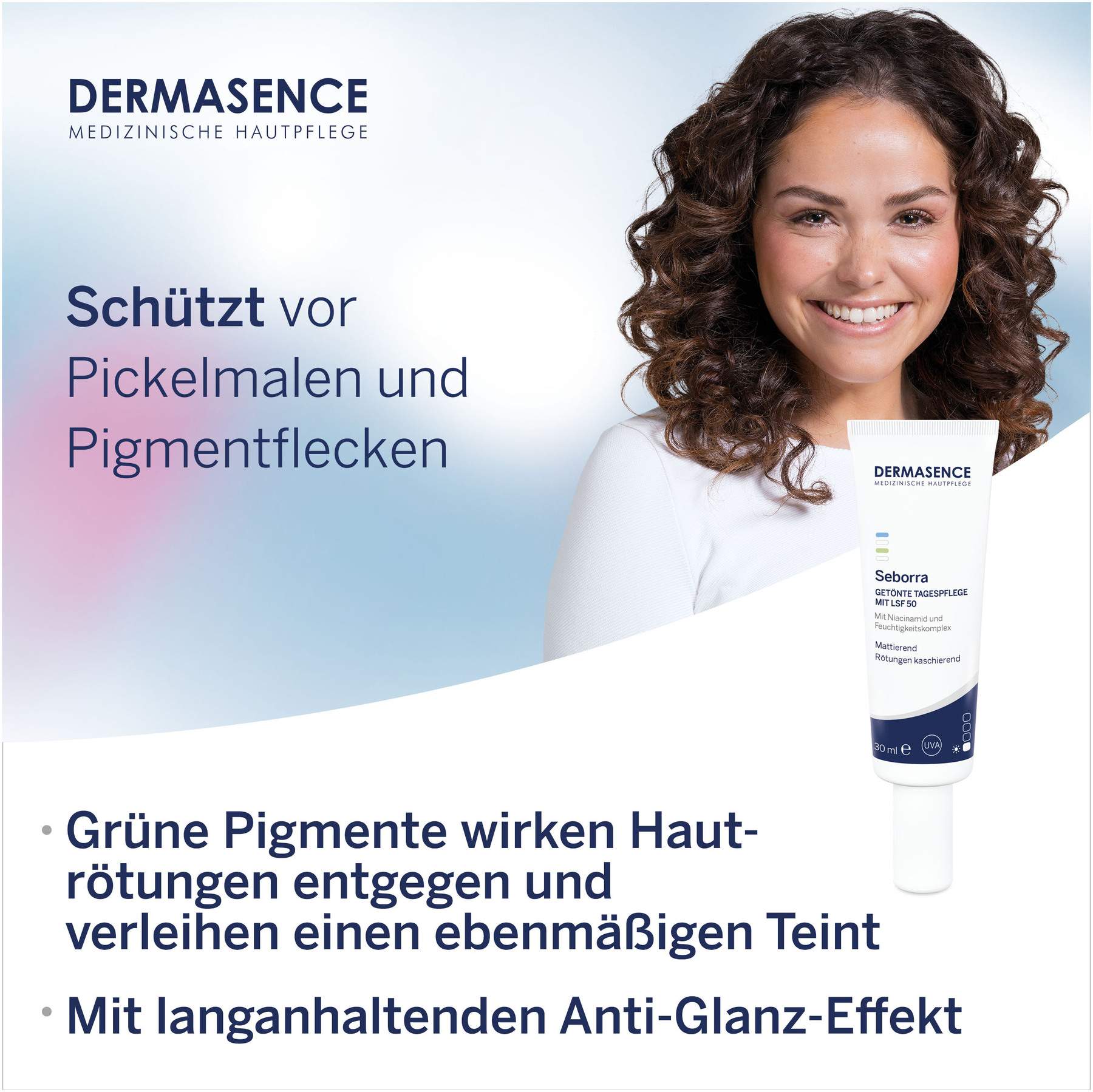 Dermasence Seborra Getönte Tagespflege Mit Lsf 50 30 ml