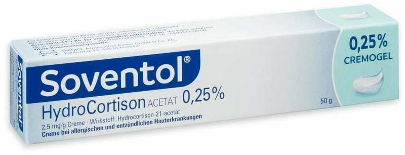 Soventol HydroCortisonAcetat 0,25% 50 g Creme
