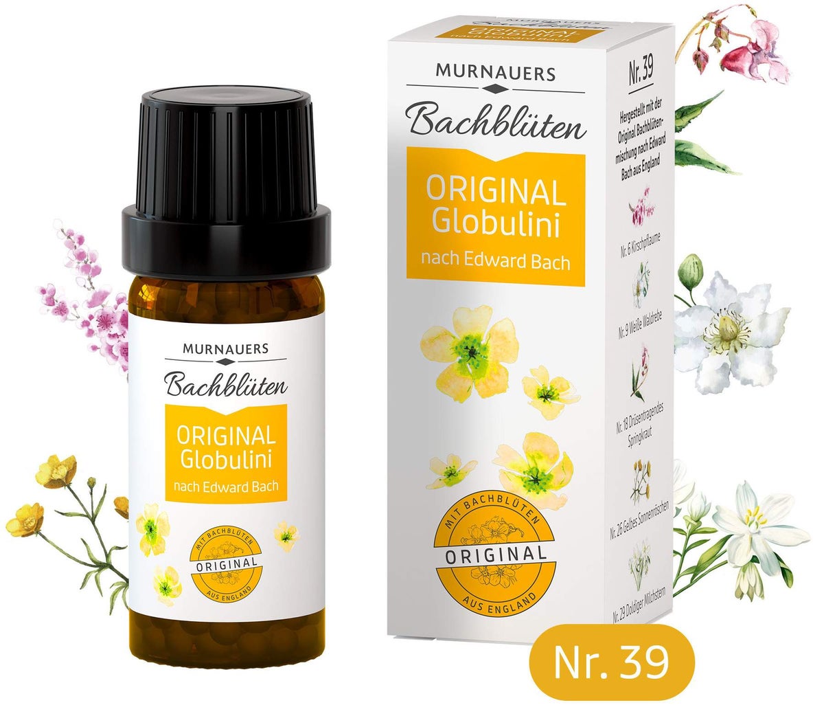 Murnauer Bachblüten Original Globulini Nach Dr.Bach 10 G Globuli