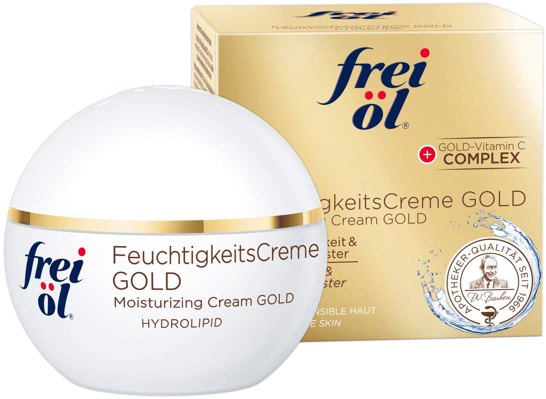 Frei Öl Hydrolipid Feuchtigkeitscreme Gold 50 ml