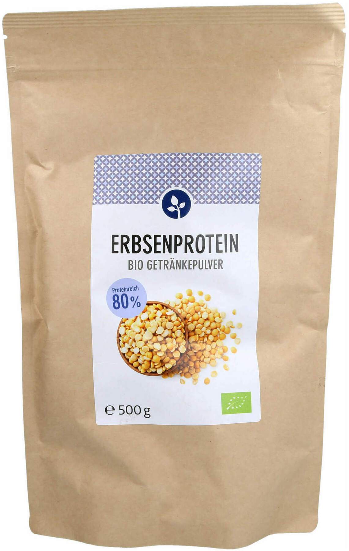 Erbsen Proteinpulver 80% Bio 500 G