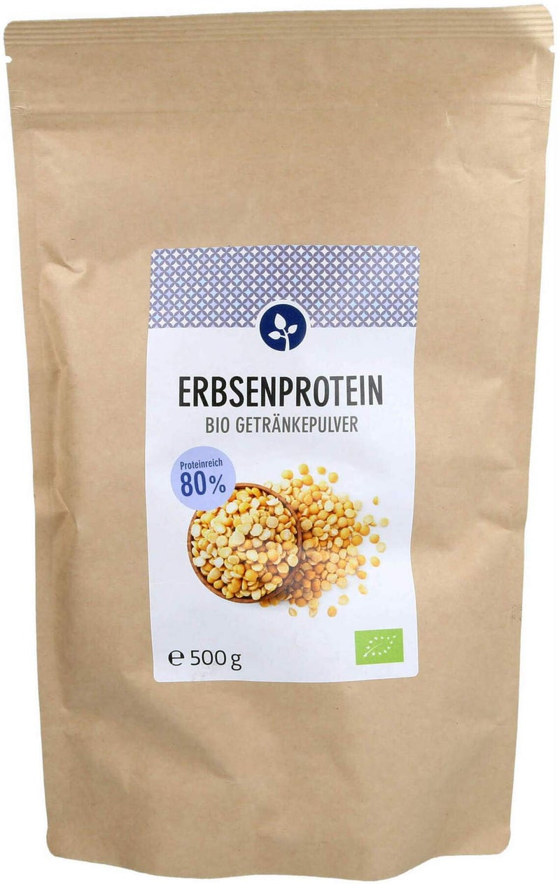 Erbsen Proteinpulver 80% Bio 500 G