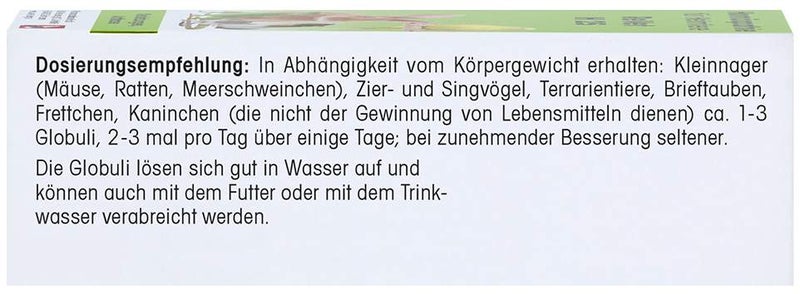Revet H 25 Globuli F.Heimtiere 10g