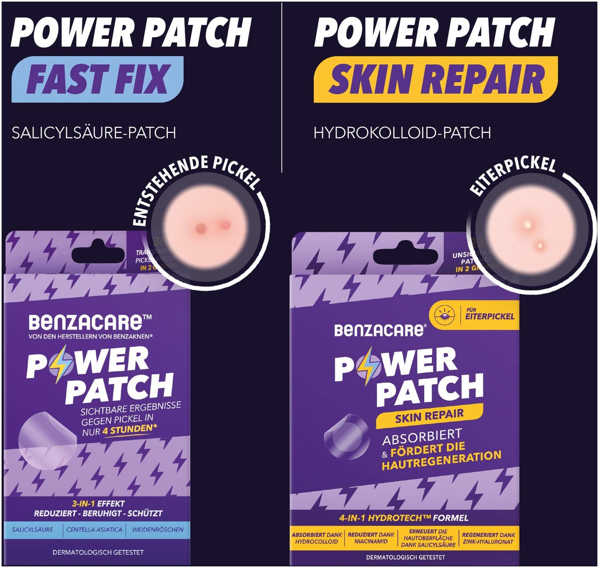 Benzacare Power Patch Skin Repair 23 Pflaster