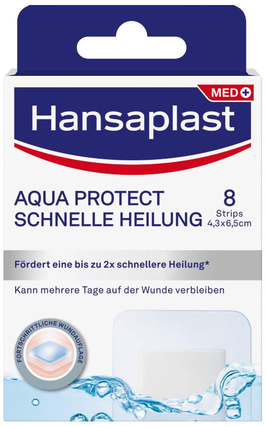 Hansaplast Aqua Protect Pflaster schnelle Heilung 8 Stück