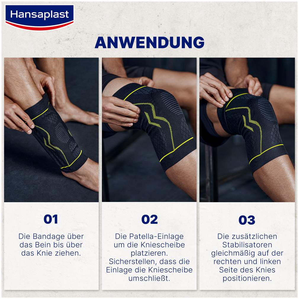 Hansaplast Sport Knie Bandage Gr.L - Xl 1 Stück