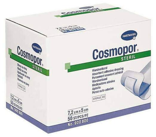 Cosmopor Steril 5x7,2 cm  10  Filmtabletten