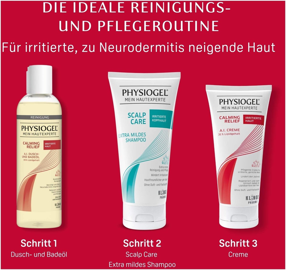Physiogel Calming Relief A.I. Bade- und Duschöl 400 ml