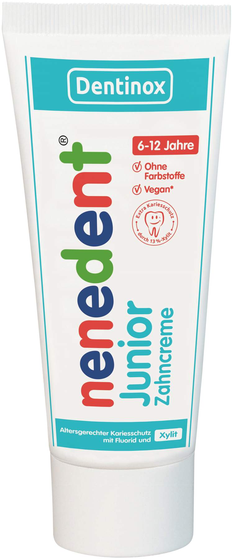 Nenedent Juniorzahncreme Mit Fluorid 6-12 Jahre 75 ml