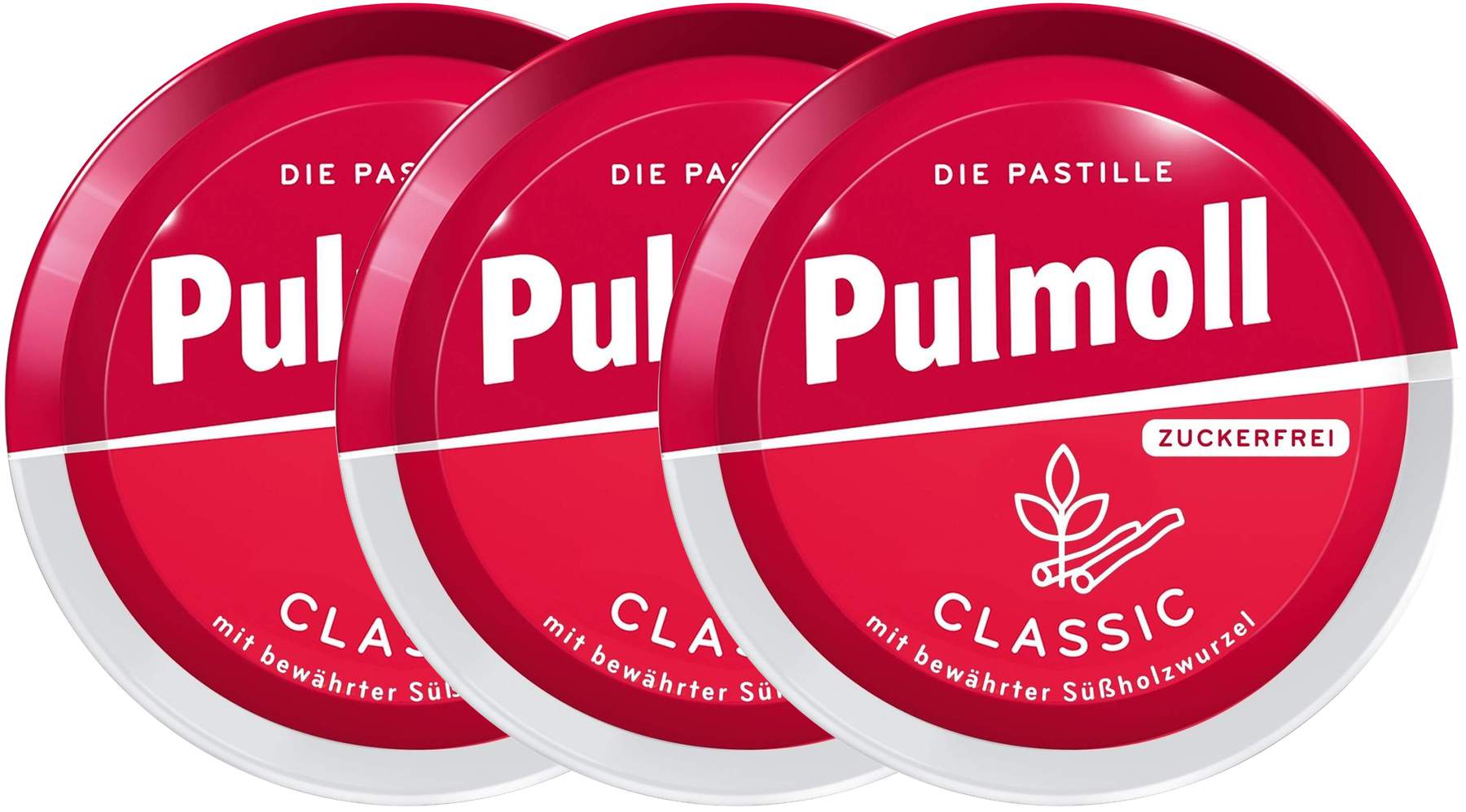 Pulmoll Hustenbonbons Classic zuckerfrei 3 x 50 g
