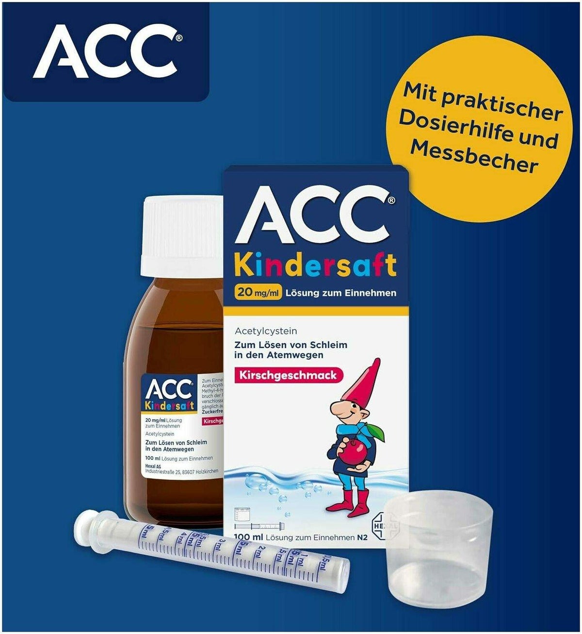ACC akut 600 mg 40 Brausetabletten + ACC Kindersaft 100 ml