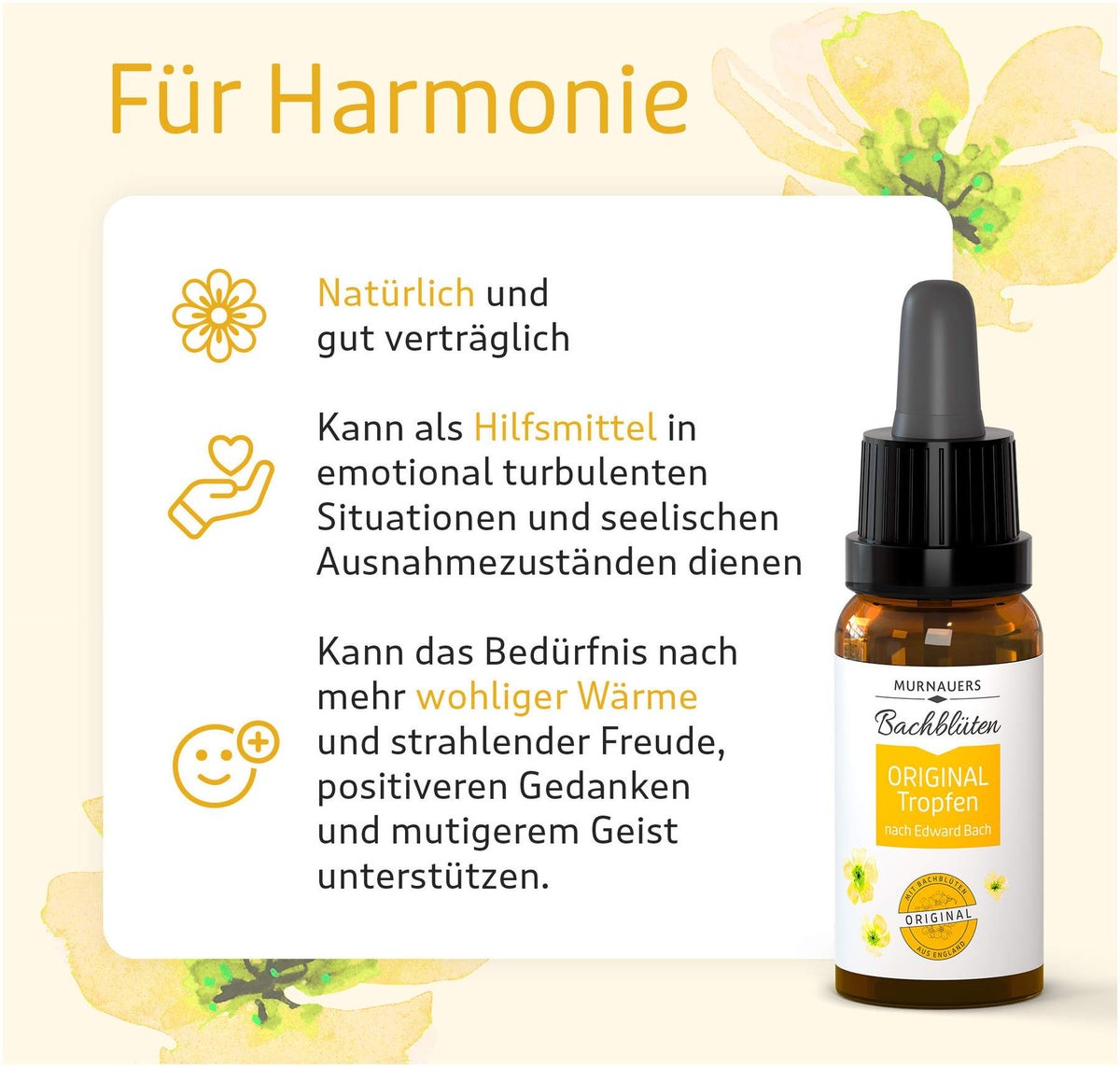 Murnauer Bachblüten Original Tropfen nach Dr.Bach 20ml