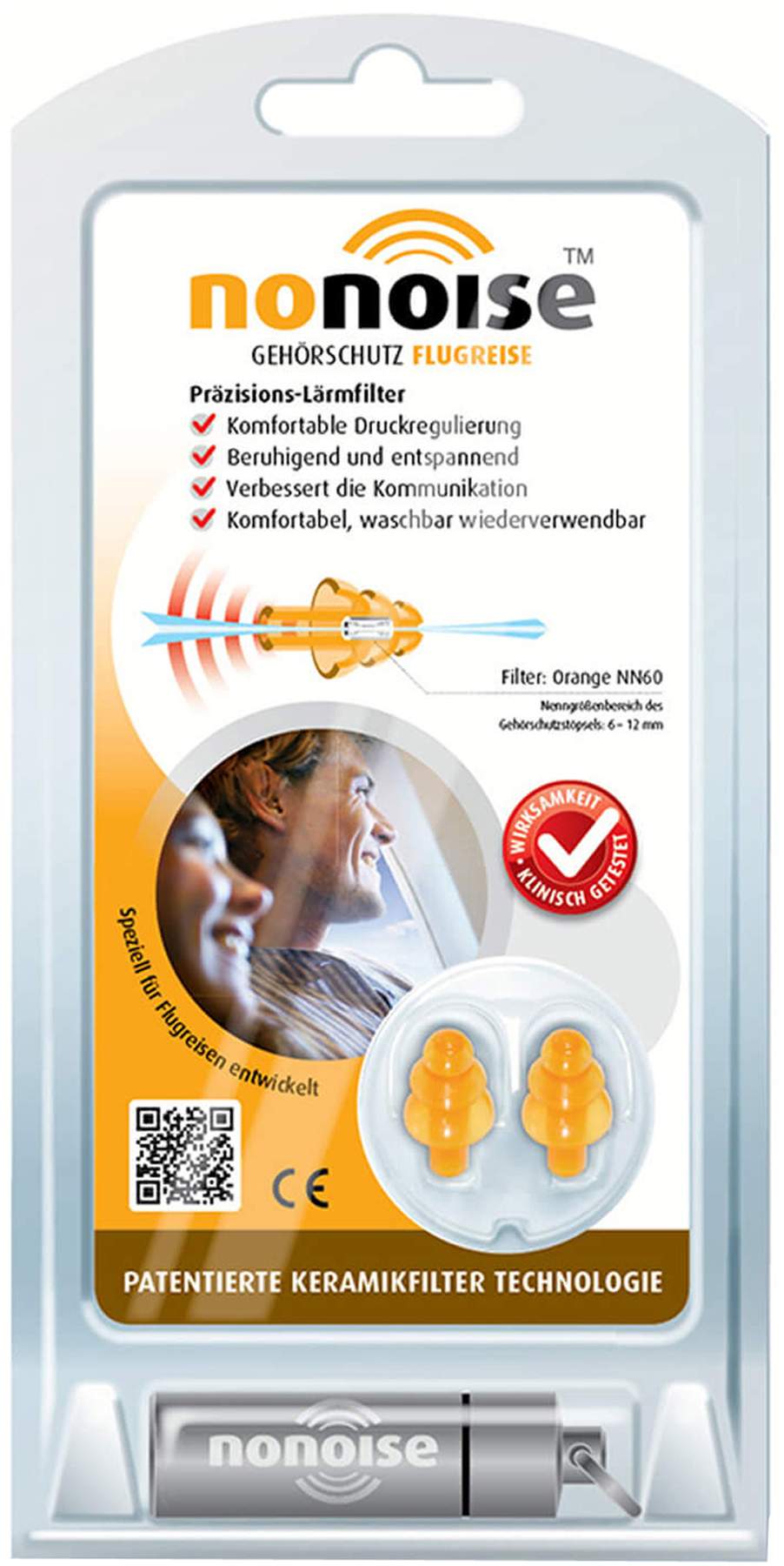 Nonoise Gehörschutz Flugreise 2 Stück