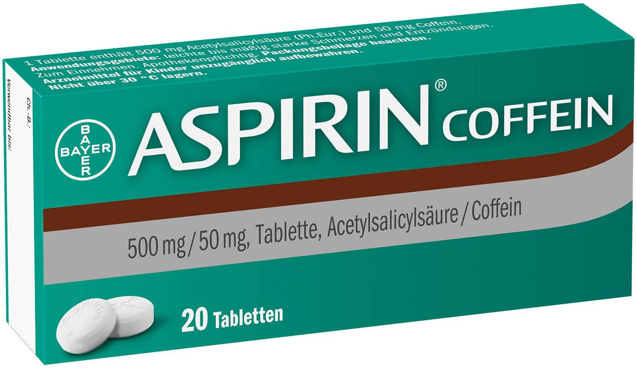 Aspirin Coffein 20 Tabletten