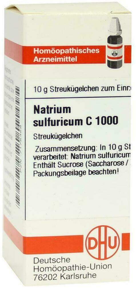 Dhu Natrium Sulfuricum C1000 Globuli