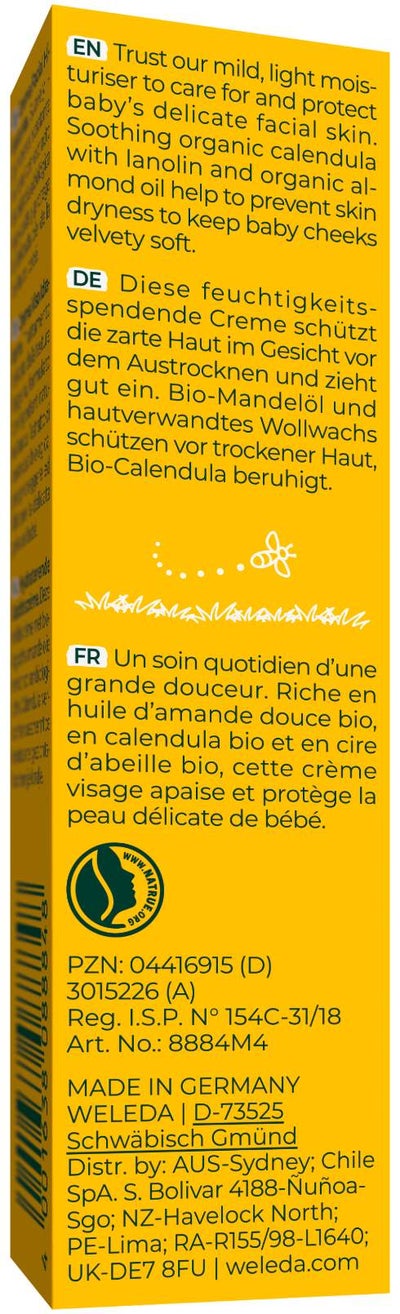 Weleda Calendula Gesichtscreme Baby und Kind 10 ml