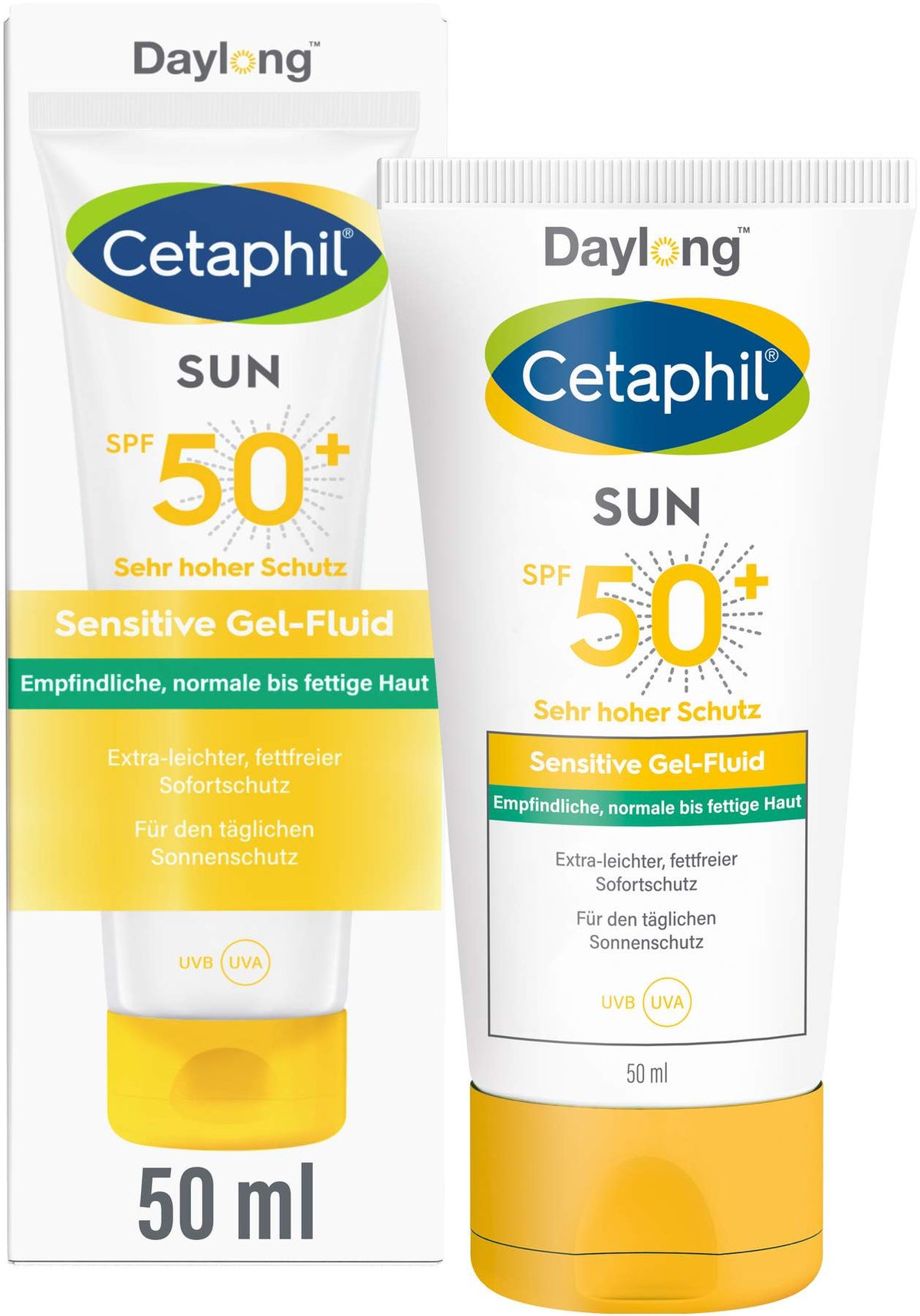 Cetaphil Sun Daylong SPF 50+ sensitives Gel - Fluid Gesicht 50 ml