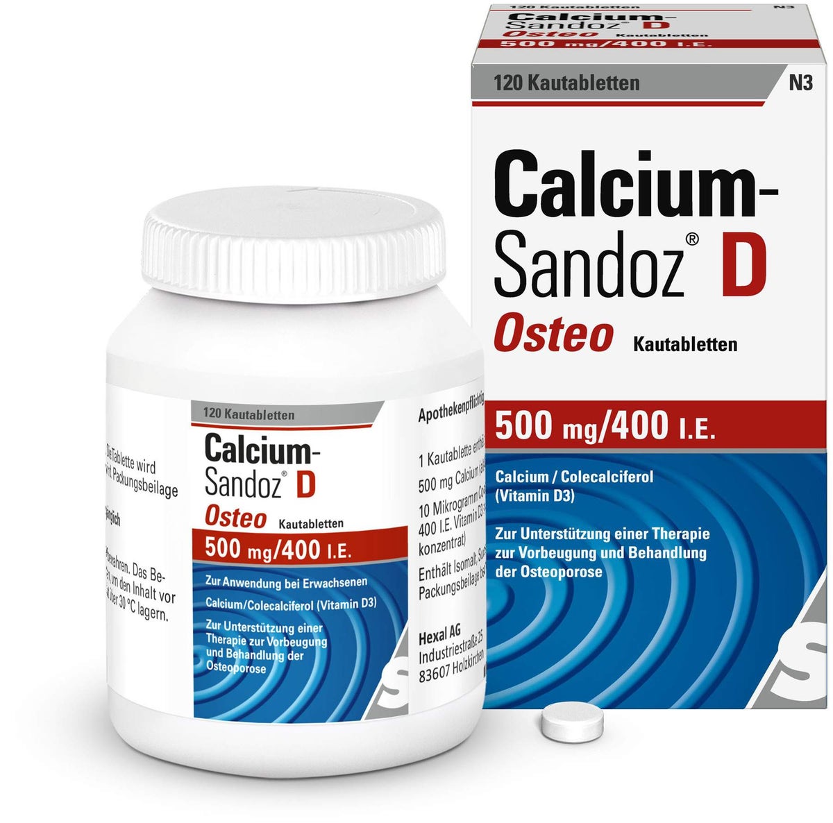 Calcium Sandoz D Osteo 120 Kautabletten
