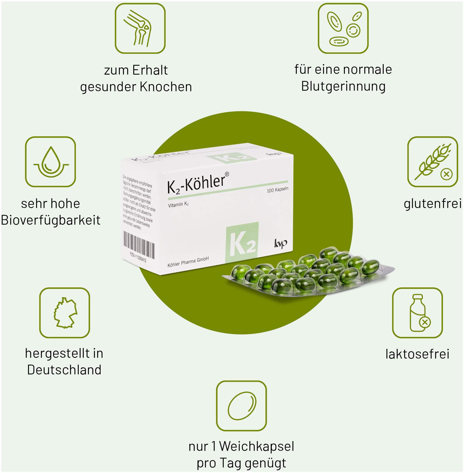 K2 Köhler 100 Kapseln