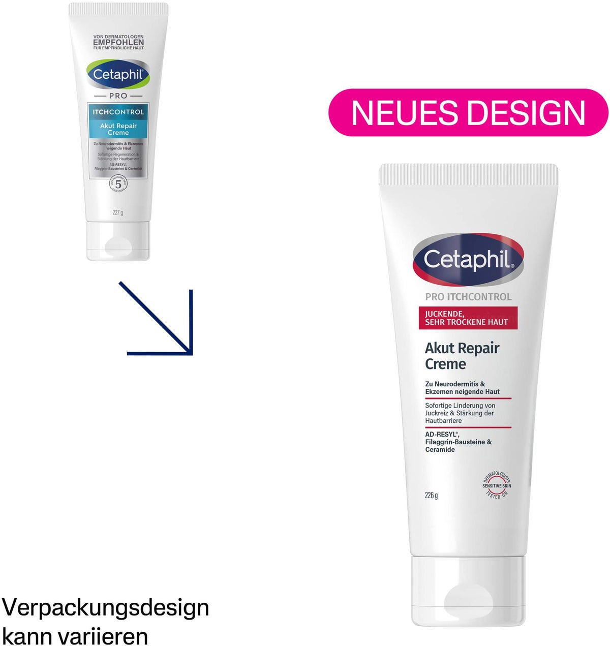 Cetaphil Pro Itch Control Akut Repair Creme 226 g
