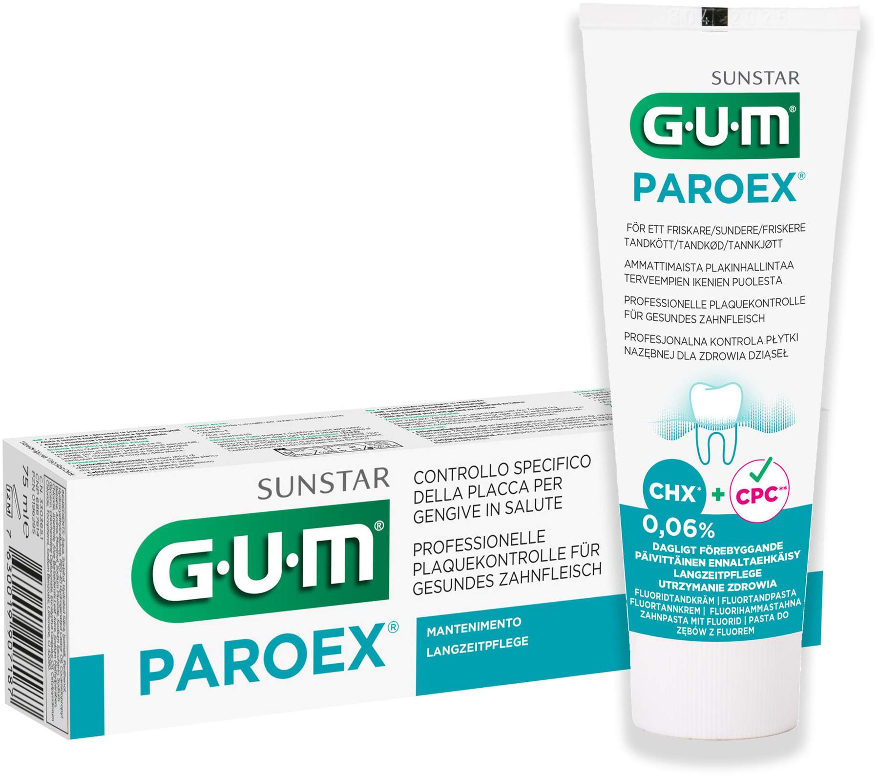 Gum Paroex 0,06% CHX Zahnpasta 75 ml