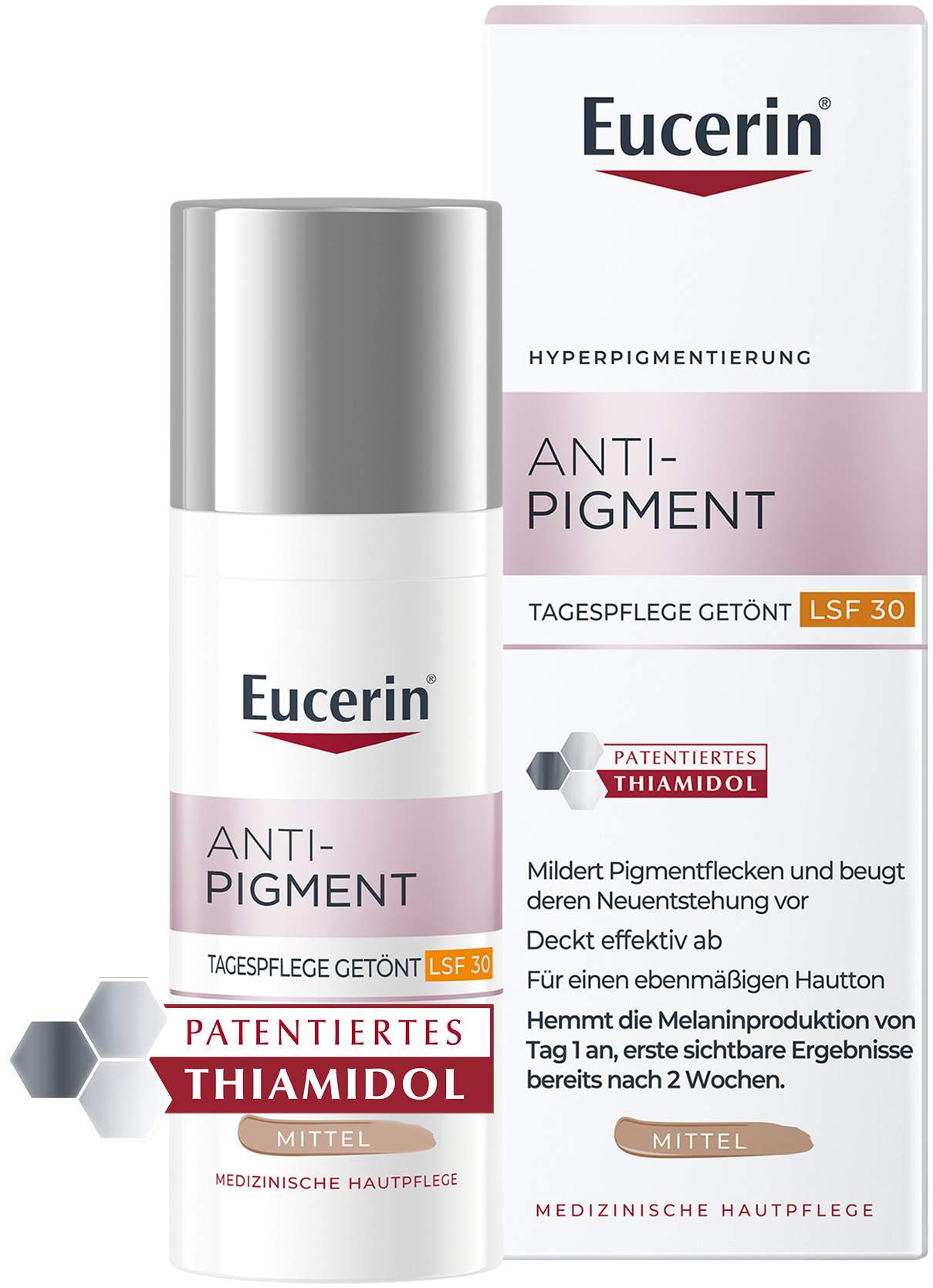 Eucerin Anti-Pigment Tagespflege Getönt mittel 50 ml Creme