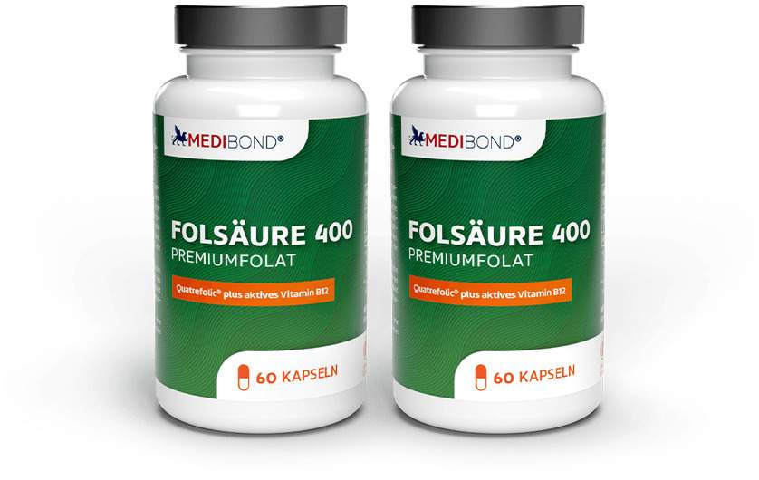Sparset Folsäure 400 Medibond 2 x 60 Kapseln
