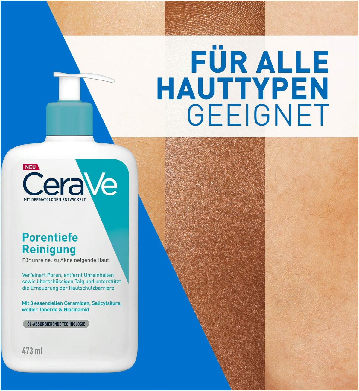 Cerave porentiefe Reinigung 473 ml Gel
