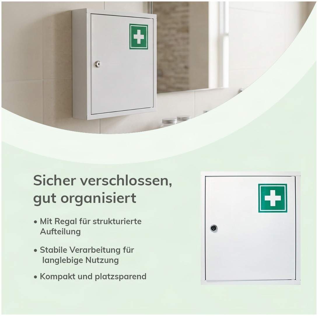 Haushalt International Medizinschrank aus Stahl