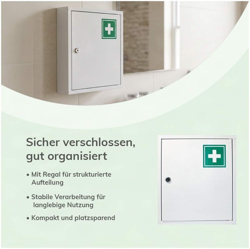Haushalt International Medizinschrank aus Stahl