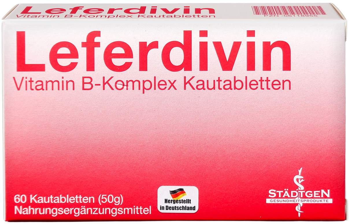 Leferdivin Vitamin B Komplex 60 Kautabletten