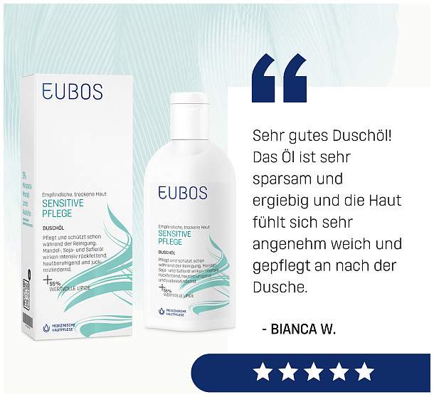 Eubos Sensitive Dusch Öl F 200 ml