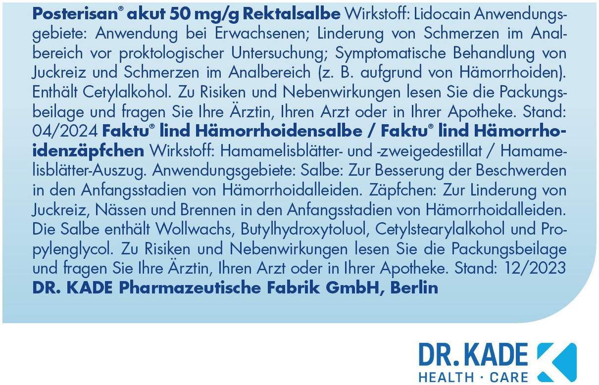 Posterisan protect 10 Zäpfchen