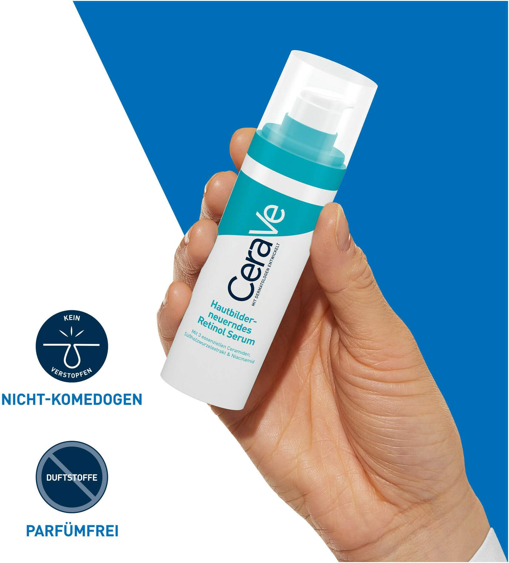 Cerave hautbilderneuerndes Retinol 30 ml + gratis schäumendes Reinigungsgel 20 ml
