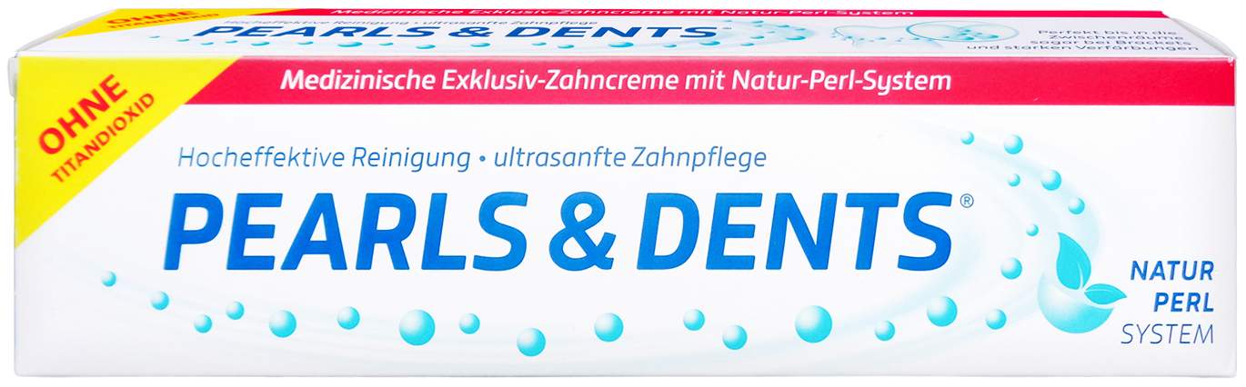 Pearls & Dents Exklusiv-Zahncreme ohne Titandioxid 100 ml