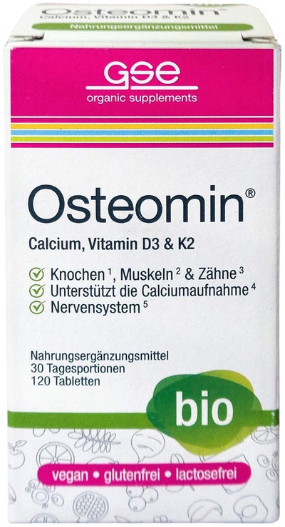 Gse Osteomin Bio Calcium Vitamin D3+k2 Tabletten  120 Stück