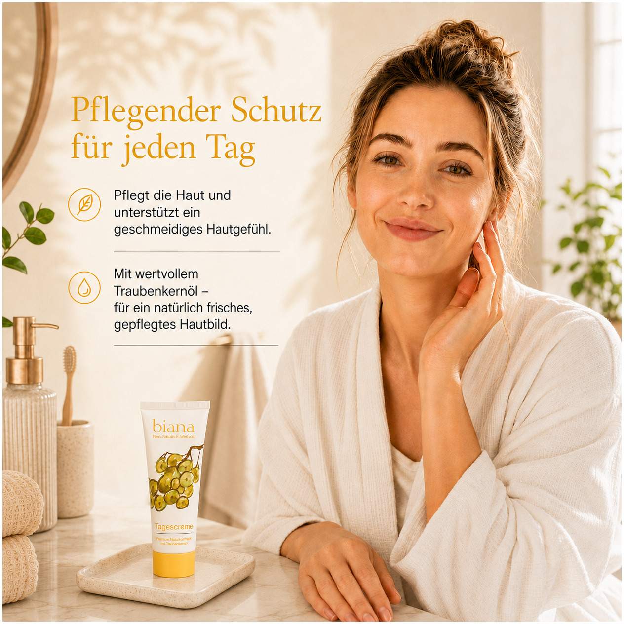 Biana Tagescreme mit Traubenkernöl 75 ml