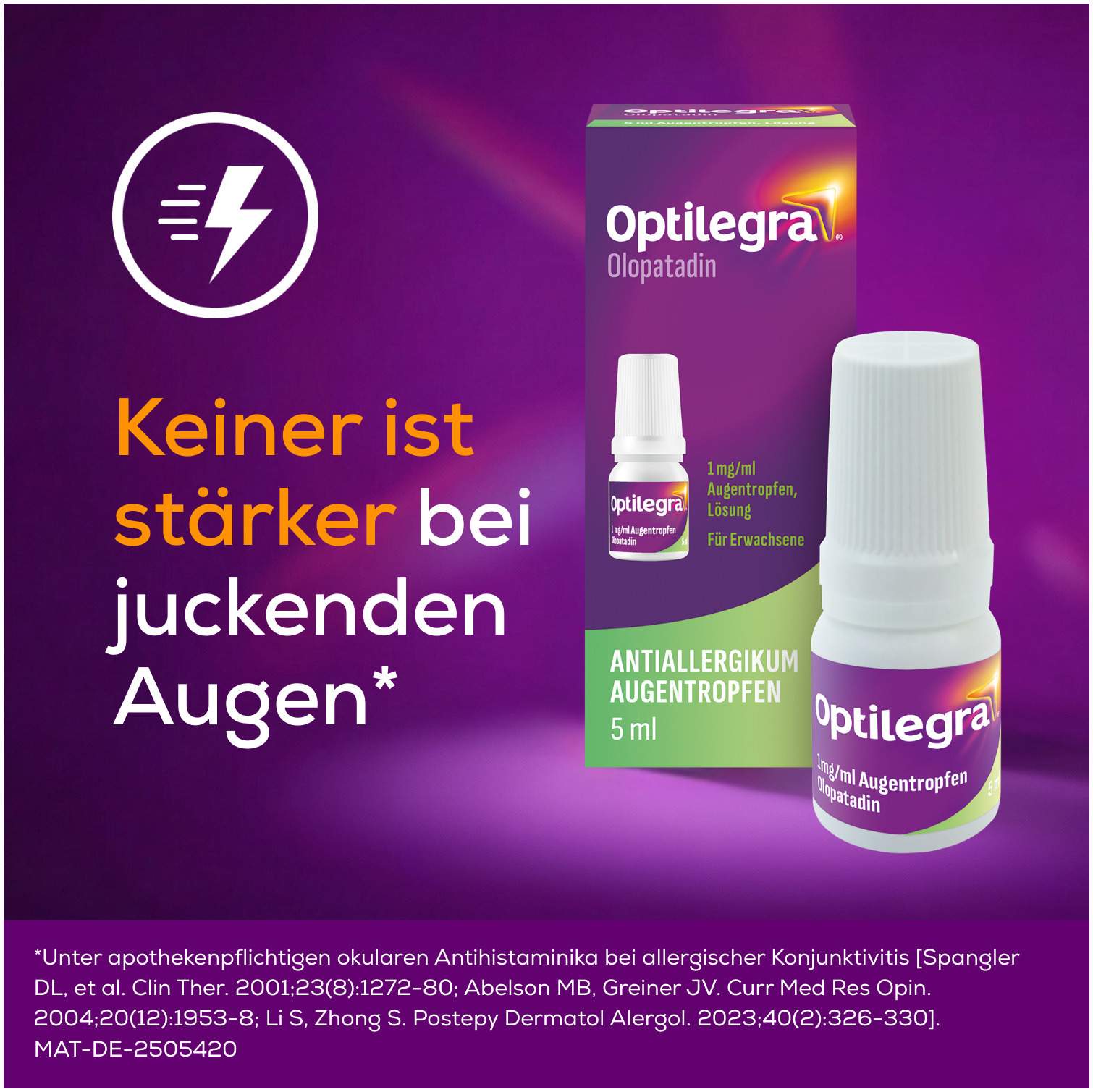 Optilegra - Augentropfen mit Olopatadin 5 ml