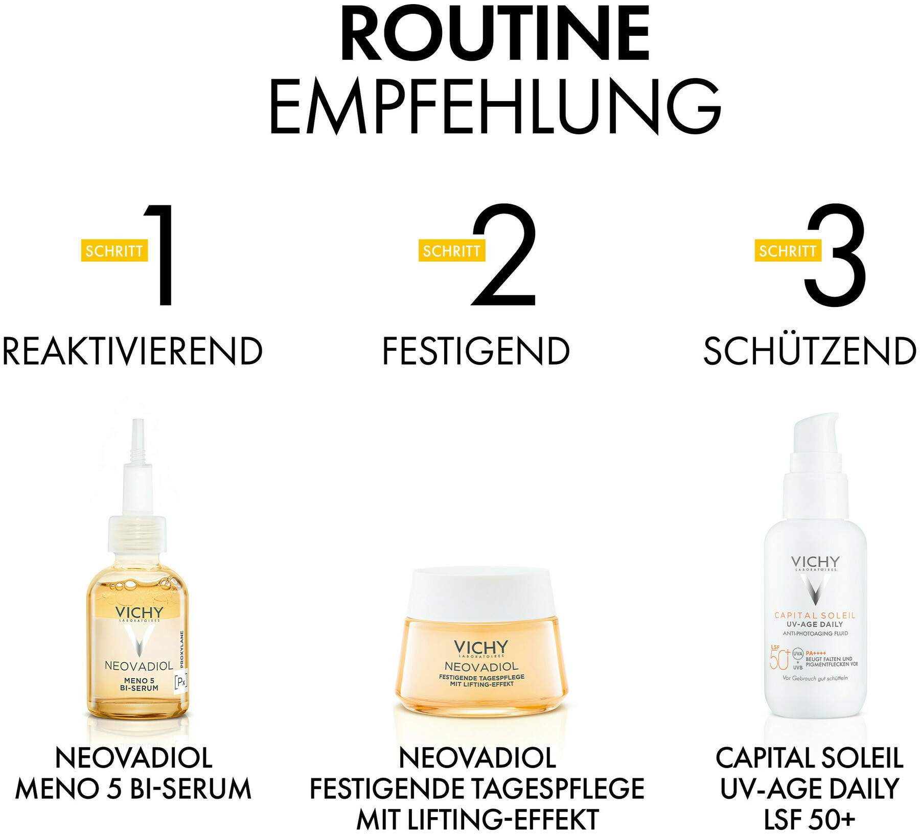 Vichy Neovadiol Tag Trockene Haut in den Wechseljahren 50 ml + gratis Kosmetiktasche 1 Stück