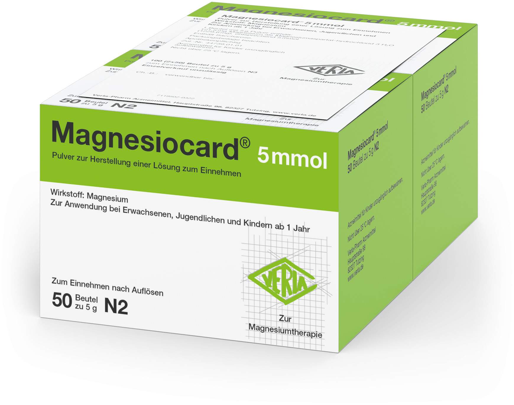 Magnesiocard 5 Mmol Pulver 100 Beutel