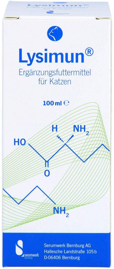 Lysimun Ergänzungsfuttermittel Lösung Für Katzen 100ml