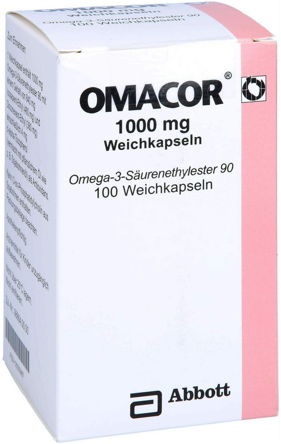 Omacor 1.000 mg 100 Weichkapseln