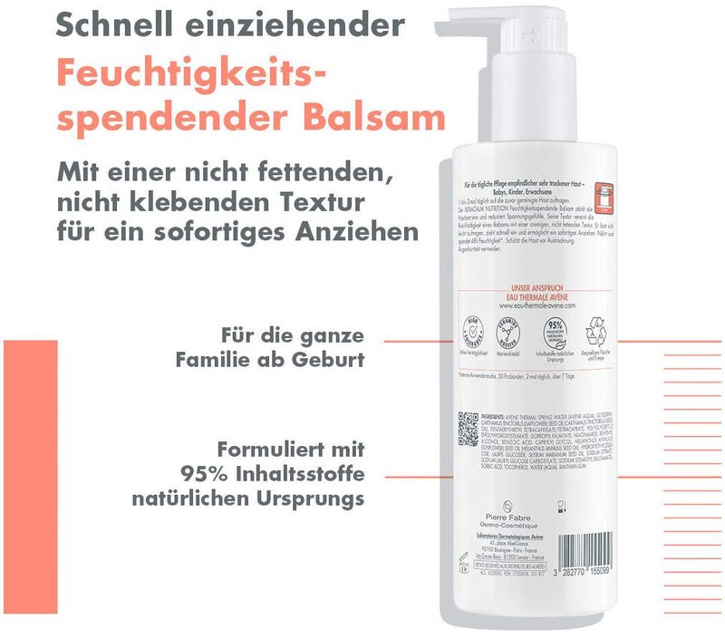 Avene XeraCalm Nutrition feuchtigkeitsspendender Balsam 400 ml