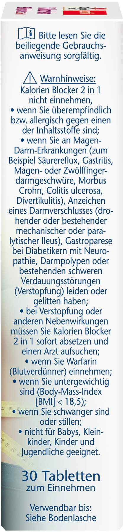 Doppelherz aktiv Kalorien Blocker 2in1 Tabletten 30 Stück