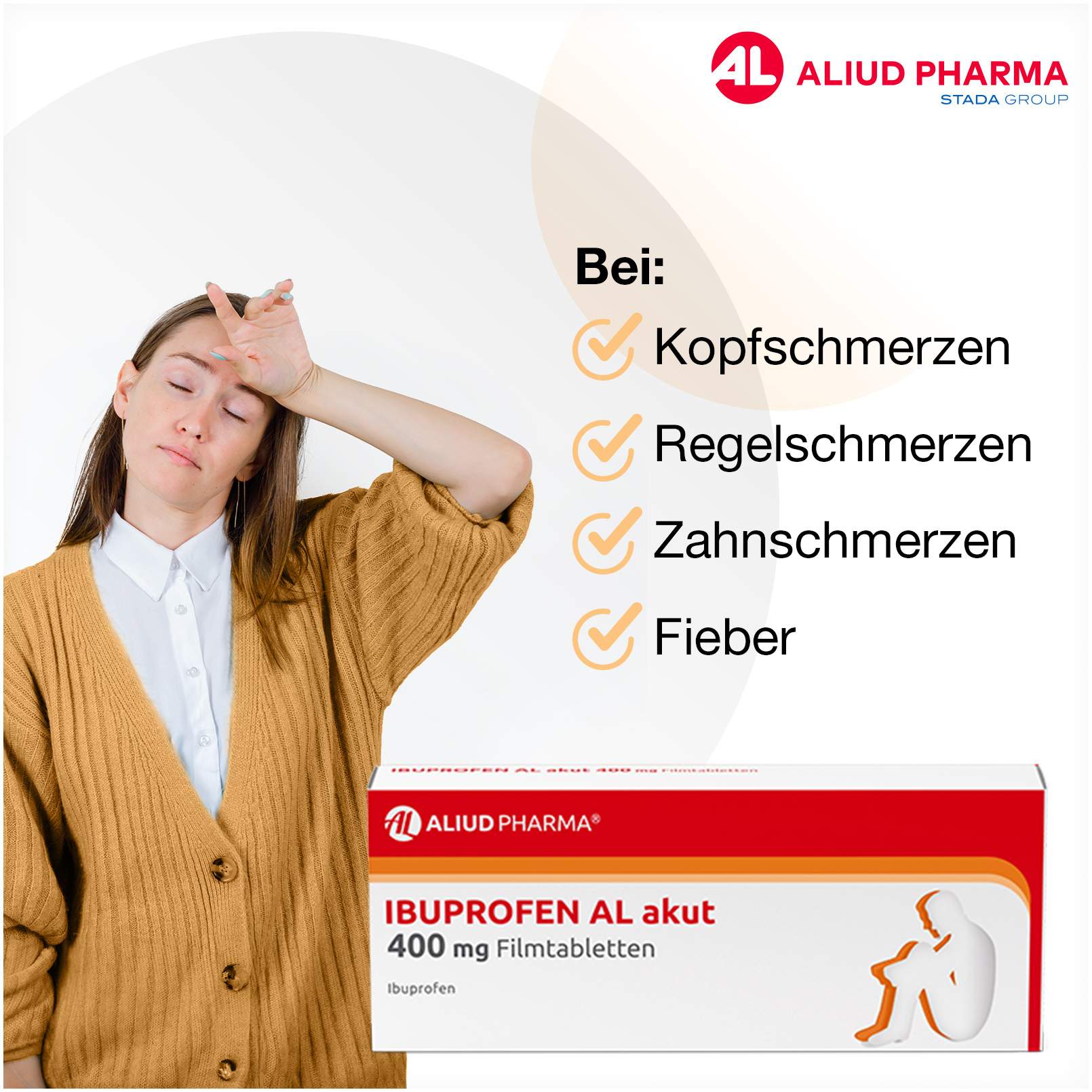 Ibuprofen Al Akut 400 mg 20 Filmtabletten