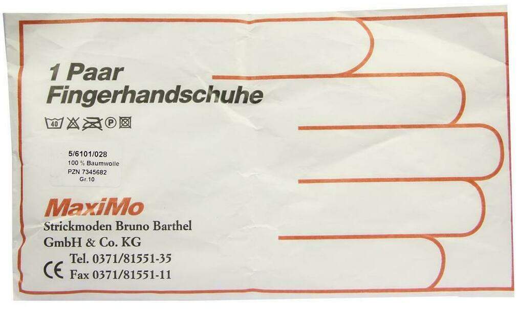 Handschuhe Baumwolle Gr. 10 1 Paar