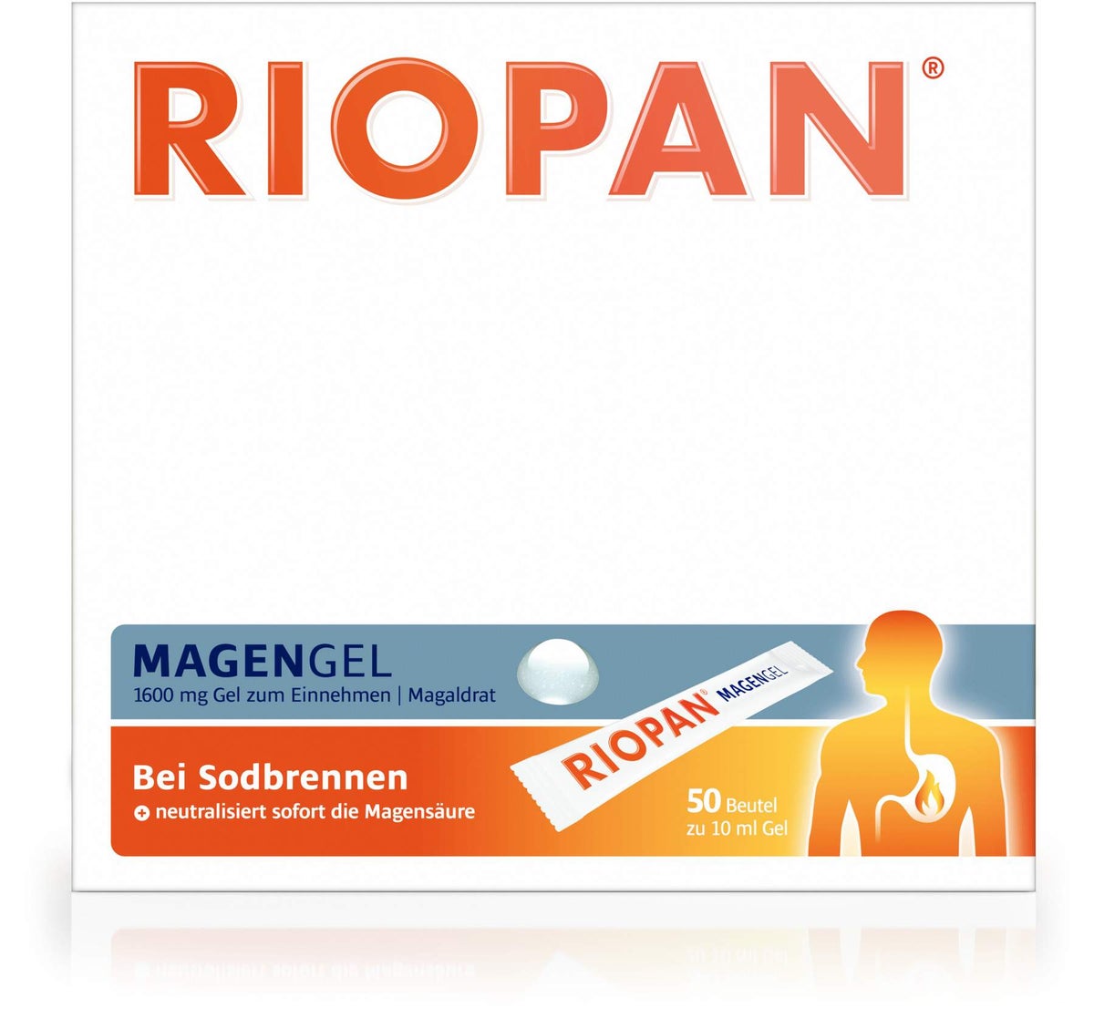Riopan Magen Gel Stick - Pack 50 x 10 ml