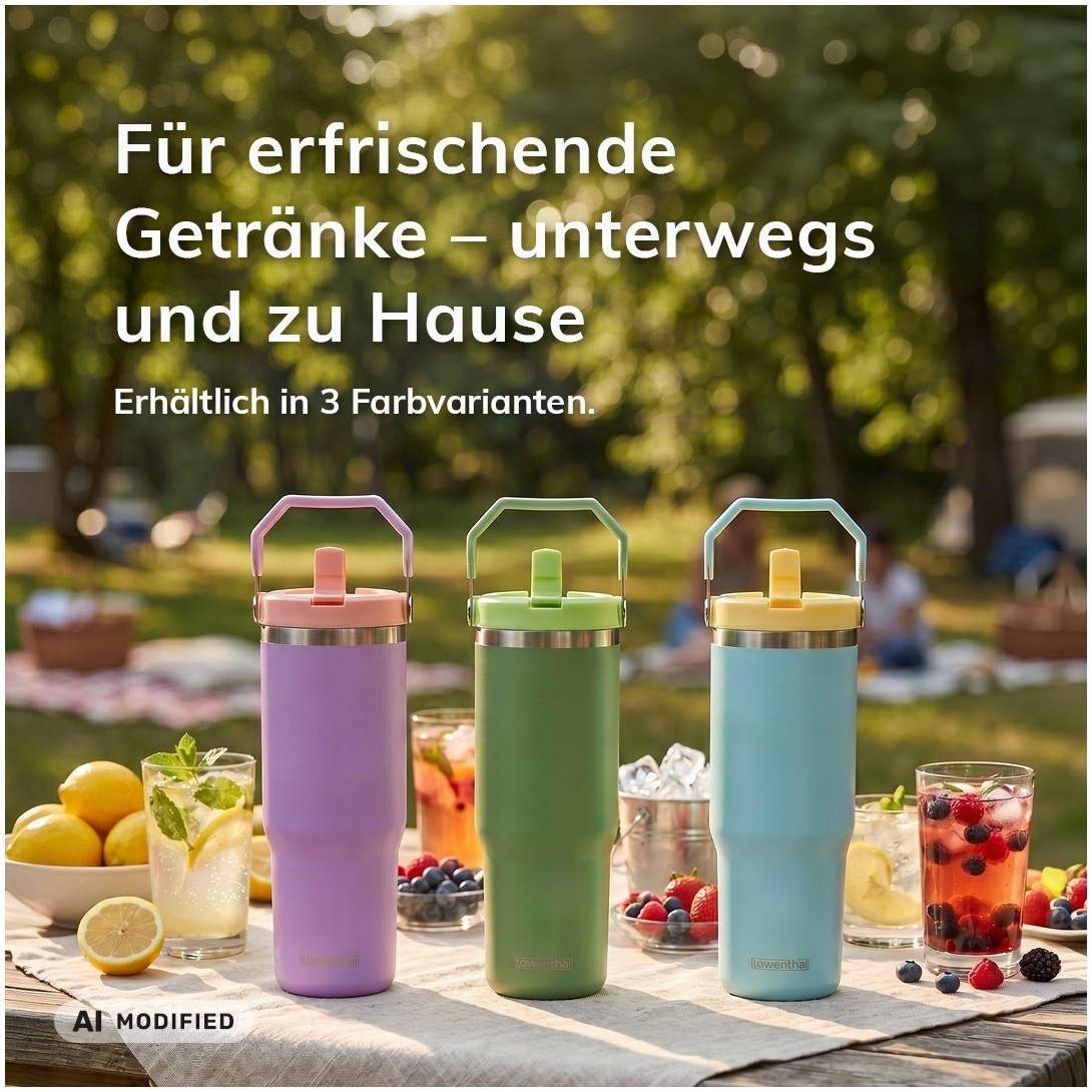 Flip-Becherglas Blau 800 ml